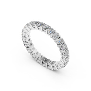Anillo de Plata 925 con Diamante de Laboratorio para Mujer, Certificado IGI, RJC, ODM, OEM, Fabricante de Joyería Fina Ética, Venta al Por Mayor WB300910 - Product Image 1