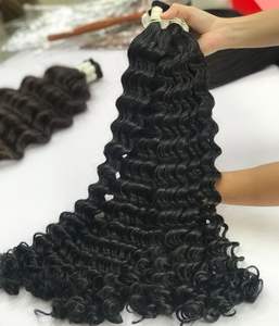 Prix de gros de haute qualité cheveux en vrac avec 100% extensions de cheveux humains vietnamiens crus-le Vietnam haute qualité au meilleur prix - Product Image 5