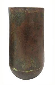 Pot de fleurs en métal finition antique, grand bol décoratif pour plantes d'intérieur et d'extérieur, pour la décoration de la maison et du jardin - Product Image 4