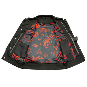 Gilet en cuir respirant pour homme, sur mesure, de qualité supérieure, style le plus récent, en cuir véritable épais pour l'extérieur - Product Image 5
