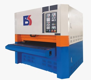 Máquina industrial de calibración y lijado para control de espesor de paneles de contrachapado, acabado de superficies y aplicaciones de procesamiento de madera - Product Image 2