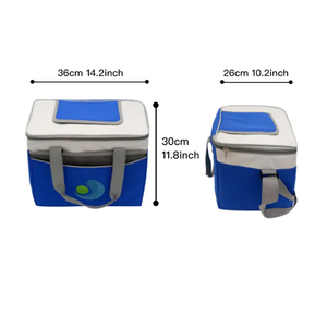 Custom Leather Insulated Lunch Box Cooler Bag for Camping Picnic and Travel Golden Supplier OEM Beer Cans Pack Food Storage - Product Image 5