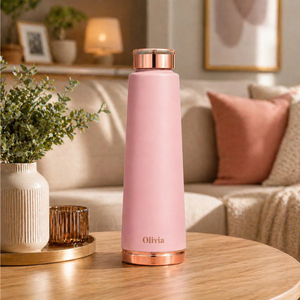 Pure Copper Hammered Design Leak-Proof Water Bottle with Sustainable Health Benefits for Party Use & Drinkware Storage Supplies - Product Image 4