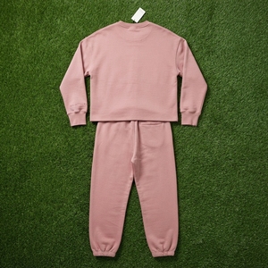 <b>Men</b> Dusty Pink Crewneck Sweatshirt Jogger <b>Pants</b> Set Matching Two Piece Casual Streetwear Tracksuit <b>Loungewear</b> - Product Image 6