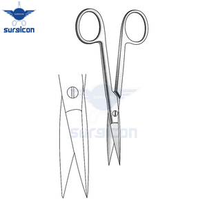 Tijeras de Rinoplastia Converse de 13.5 cm (5¼ Pulgadas), Rectas, con Bordes Exteriores Dentados, Hoja de Corte Semisafilada, Punta Afilada - Product Image 4