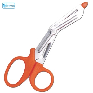Tijeras Quirúrgicas con Mangos Naranjas, Hojas de Acero Inoxidable, Operación Manual, Instrumento Clase I, Precio al por Mayor - Product Image 1