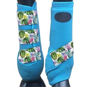 Botas de protección para patas de caballo, diseño nuevo, transpirables, antideslizantes, duraderas, para entrenamiento equino. - Product Image 3