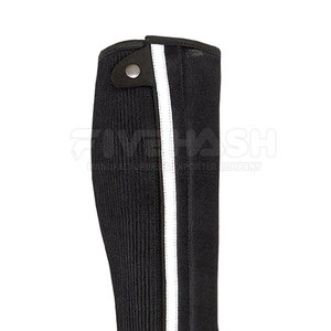 Mini Chaps de Cuero Duraderos para Caballos, Diseño de Cuero Liso para Entrenamiento Ecuestre al Aire Libre - Product Image 3