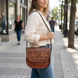 Vintage Women's <b>Handbag</b> Genuine Leather Bags Shoulder Bags Leather <b>Handbags</b> for Women - Product Image 5