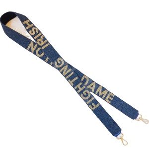 Sangles de sac en perles de rocaille en or blanc personnalisables Accessoires de mode avec forme et design uniques Sangle de sac à main perlée - Product Image 1