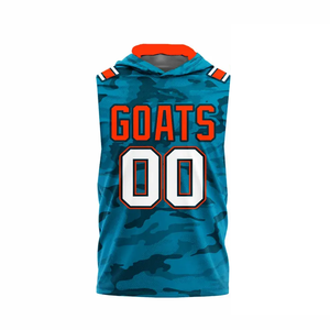 Ensembles d'uniformes de football américain 7v7 à séchage rapide, 100 % polyester, confortables, extensibles, sublimation, nouveau design - Product Image 2