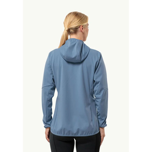 Best Quality <b>Women</b>’s Steel Blue Hooded Windbreaker <b>Jacket</b> Full-Zip Adjustable Hood Zipper Pockets <b>Lightweight</b> Outdoor OEM - Product Image 5