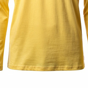 T-shirt à manches longues pour homme, 100% coton, col rond, décontracté, tricoté, t-shirts pour homme, col rond, style streetwear d'été, t-shirts pour homme - Product Image 5