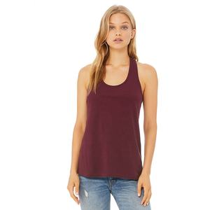 B + C Débardeur Racerback rouge pour femme Maillot respirant avec décoration en dentelle Fermeture à boutons Ajustement décontracté pour l'impression DTG - Product Image 6