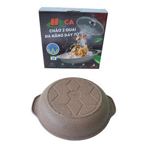 Cacerola de lujo de aleación de aluminio de 20 cm de diámetro, diseño de caja de regalo, compatible con todo tipo de estufas, cerámica antiadherente - Product Image 5