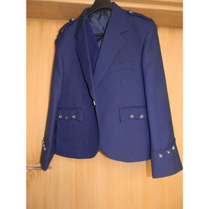 100% High-Quality <b>WOOL</b> Argyle kilt Jacket & Waistcoat - <b>Vest</b>, Scottish Argyle Jacket Blue Traditional Wholesale 2026 - Product Image 3