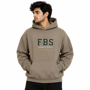 Sweat à capuche oversize en molleton de coton, style streetwear décontracté, épais, fabricant de vêtements personnalisés - Product Image 1