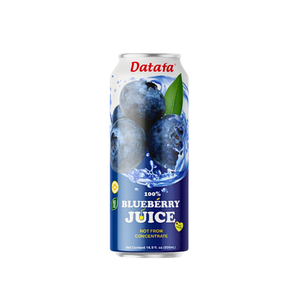 Nuevo Jugo de Arándanos 100% Natural en Lata Estándar de 500 ml, OEM/ODM, Marca Privada, Jugo de Frutas y Vegetales - Product Image 1