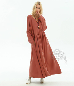 Cotton Vintage A-Line Midi Tiered <b>Dress</b> for Women Bell Sleeve V-Neck High Waist Casual Summer Daily Beach Vacation Plus Size Bow - Product Image 2