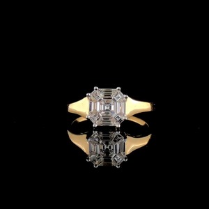 New Collection <b>Cushion</b> Cut Lab Created Diamond Engagement <b>Ring</b> 14K Solid Gold IGI Certified VVS+ Clarity Minimalist Hecza Jewels - Product Image 1