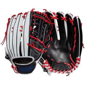 Gants de baseball et de softball professionnels personnalisés en gros pour gaucher, en cuir de vachette durable, compatibles avec les battes en bambou, pour usage extérieur - Product Image 5