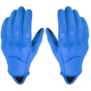 Gants de moto en cuir de haute qualité, respirants, avec une forte adhérence de la paume, ajustement confortable, protection pour le sport et le cyclisme. - Product Image 2