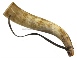 Corne à boire Viking naturelle Agate véritable sans danger pour les aliments avec support en cuir Technique polie à la main Produit naturel fabriqué - Product Image 4