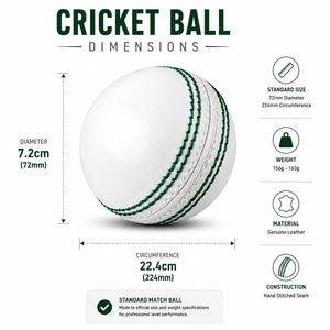 Best Quality Light <b>Weight</b> Cricket English Hard <b>Ball</b> Leather <b>Ball</b> Sports Equipment - Product Image 2