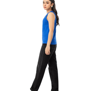 2026 Womens <b>Royal</b> <b>Blue</b> Crew Neck Tank <b>Top</b> Lightweight Casual <b>Vest</b> for Summer Gym Yoga Daily Wear and Layering - Product Image 5