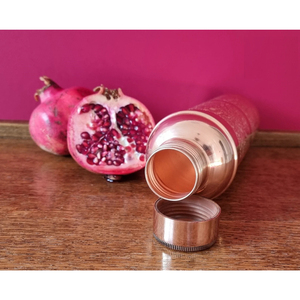Large <b>Copper</b> Water Bottle in 100% Pure <b>Copper</b> With Marvelous Round Shape Perfect for Water Storage Wholesale Prices Supplies - Product Image 5