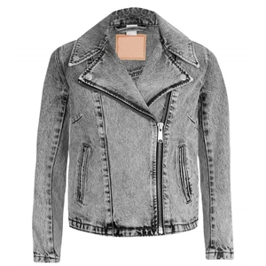 Chaqueta Vaquera Oversize para Mujer, Estilo Urbano Casual, Tela Premium, Suministro al por Mayor de Moda - Product Image 5