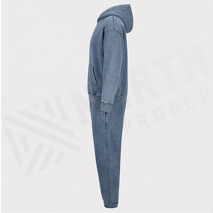 Men's Latest Acid Wash <b>Tracksuit</b> Durable Printed Casual Party Stylish Wear Winter Athletic Running Jogging Fitness Gear - Product Image 3
