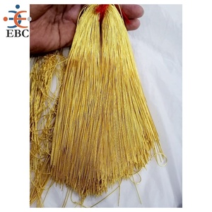 Wholesale Best Quality High Tenacity Jewelry Accessories Embroidery <strong>Thread</strong> Gold Silver Square Spiral Copper Metallic Bullion - Product Image 4