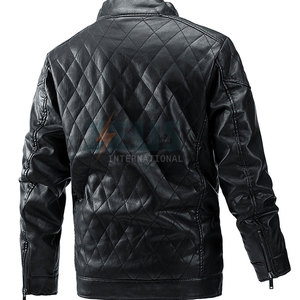 Chaqueta de Invierno para Hombre, Diseño Personalizado, Color Sólido, Transpirable, Estilo Urbano, Oferta, Precio Razonable, Chaqueta de Cuero para Hombre - Product Image 2
