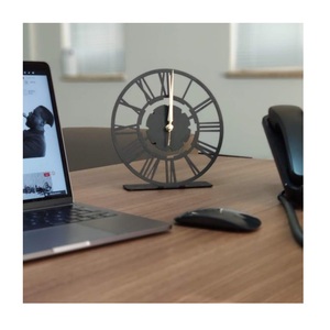 Horloge de bureau au design moderne, silencieuse, sans tic-tac, décoration d'intérieur, horloge de table - Product Image 5