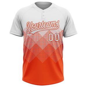 เสื้อเบสบอลซอฟต์บอลแบบสองกระดุม ชุดยูนิฟอร์มสั่งทำพิเศษสำหรับเด็ก วัยรุ่น ผู้ชาย ผู้หญิง ชุดกีฬาขายส่ง - Product Image 2