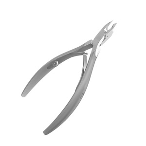 SMART 50 (4 mm) Fine <b>Pointed</b> Tip Nail Cuticle Cippers Double Spring Surgical Grade Stainless Steel Nail Nippers - Product Image 4