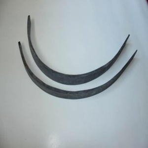 Handmade natural horn plate Buffalo horn scale decor Natural shape horn strip Horn plate for knife handle <b>large</b> plate - Product Image 1