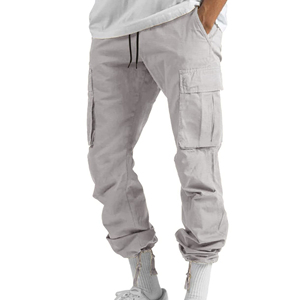 Custom Men Cargo Pants Wholesale Durable Multi Pocket Workwear <b>Trousers</b> <b>Elastic</b> <b>Waist</b> OEM ODM Apparel Manufacturing Supplier - Product Image 5