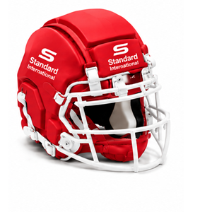 Lightweight Padded Football Helmet Cover Shock Absorption Football Helmet Overlay - Product Image 4