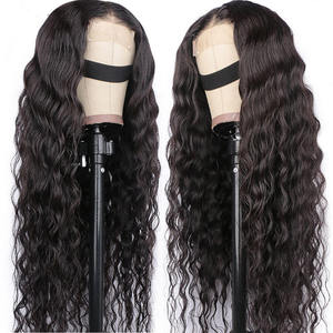 Frontal en dentelle avec trame droite, cheveux humains indiens de qualité supérieure, non Remy, vente en gros - Product Image 3