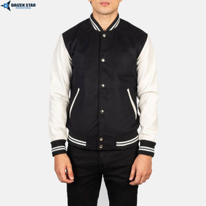 High Quality Varsity <b>Jacket</b> Custom Logo Wool Leather Letterman <b>Jacket</b> for Men Women - Product Image 4
