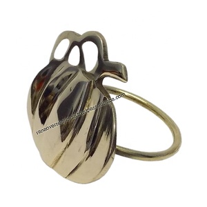 <b>Top</b> Selling <b>Pumpkin</b> Shape Metal Napkin Ring Holder for Anniversary Wedding Christmas and Dinning Table - Product Image 1