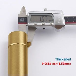 Sifone per lavabo bagno oro spazzolato con cestello filtro, accessorio per scarico lavabo - Product Image 3