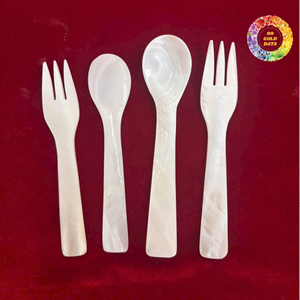 Cuchara de Nácar Natural de Primera Calidad para Servir Caviar, Huevos y Mousse, Ideal para Degustación de Alimentos y para Remover Café - Product Image 2