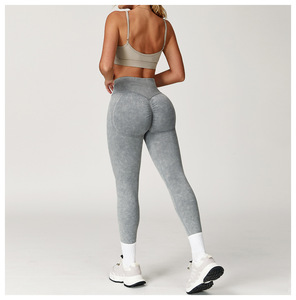 Women's Gym Performance <b>Leggings</b> <b>with</b> Custom Logo Breathable Athletic Tights for Sports and Streetwear Trends - Product Image 2