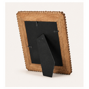 Handcrafted Beaded Edge Mango <b>Wood</b> Photo <b>Frame</b> Wholesale Natural Solid <b>Wood</b> <b>Picture</b> <b>Frame</b> for Farmhouse Home Decor - Product Image 3