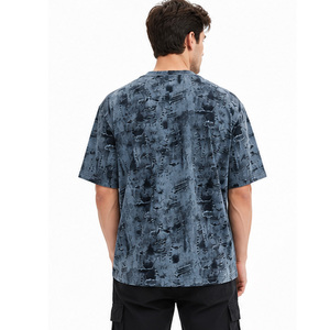 T-shirt en coton de haute qualité pour hommes, vêtement décontracté essentiel au quotidien, OEM ODM, vente en gros, t-shirt en coton doux de qualité supérieure pour hommes sur mesure - Product Image 2