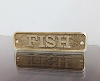 Plaques de porte nautiques personnalisées en laiton moulé, fourniture d'usine, panneaux aquatiques étanches, personnalisables, robustes, durables, épaisseur 4 mm, pour hôtels
