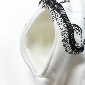 Nouveau Sweat à Capuche Personnalisé Brodé en Molleton 100% Coton Écologique Tendance Vintage Streetwear - Product Image 6